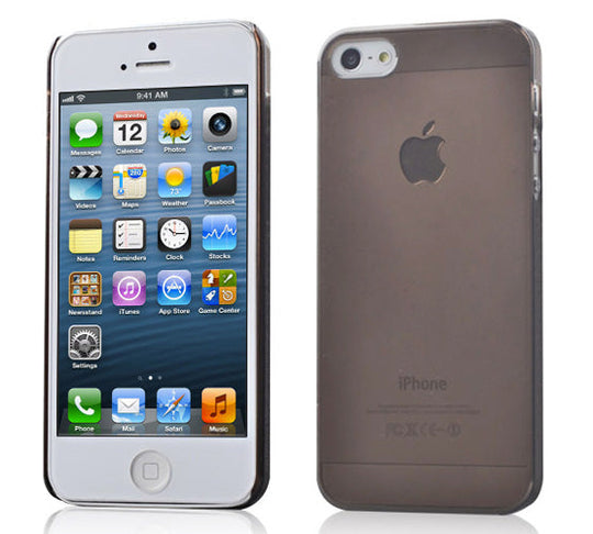 Black Clear Crystal Hard Snap-On Case for iPhone 5