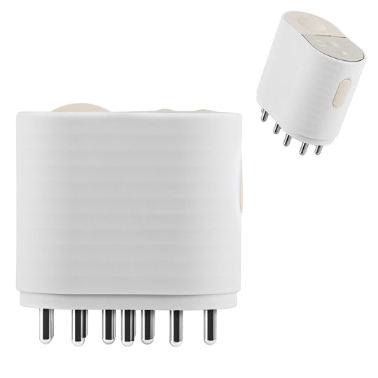 2 IN 1 Electric Scalp Massager And Hair Oil Applicator For Essential Oil Hair Growth Treatment Type-C Rechargeable IPX5 Waterproof Red Light Therapy V