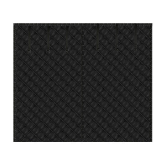 8*7FT Magnetic Thermal Insulated Garage Door Curtain for Winter Singe-Car Garage Screen with Magnetic Closure 6 Roll Up Buckle Straps for One Cars Wea
