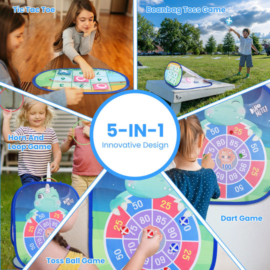 GBruno 5 in 1 Bean Bag Toss Game