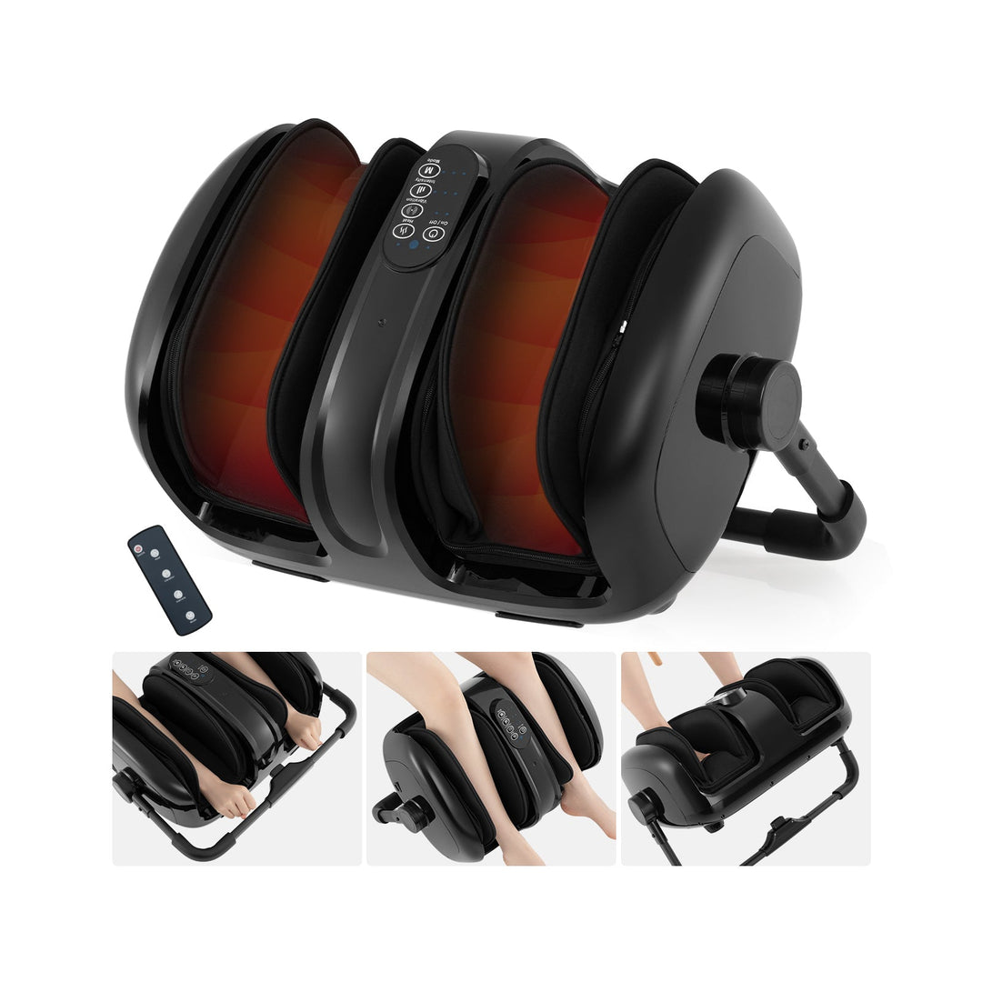 Foot and Calf Massager with Heat for Blood Circulation Pain Relief