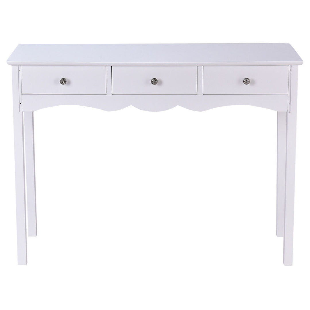 Hall table Side Table w/ 3 Drawers