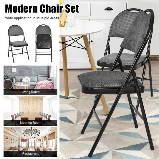 Swivel Windsor Dining Chairs Set of 4 with Solid Rubber Wood Frame