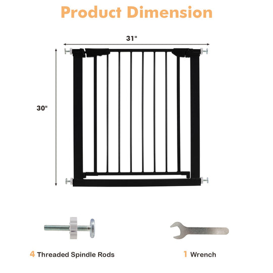 30-32.5 Inch Wide Safety Gate with 30 Inch Scientific Height