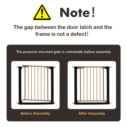 30-32.5 Inch Wide Safety Gate with 30 Inch Scientific Height