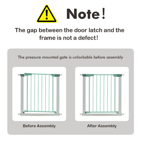 30-32.5 Inch Wide Safety Gate with 30 Inch Scientific Height