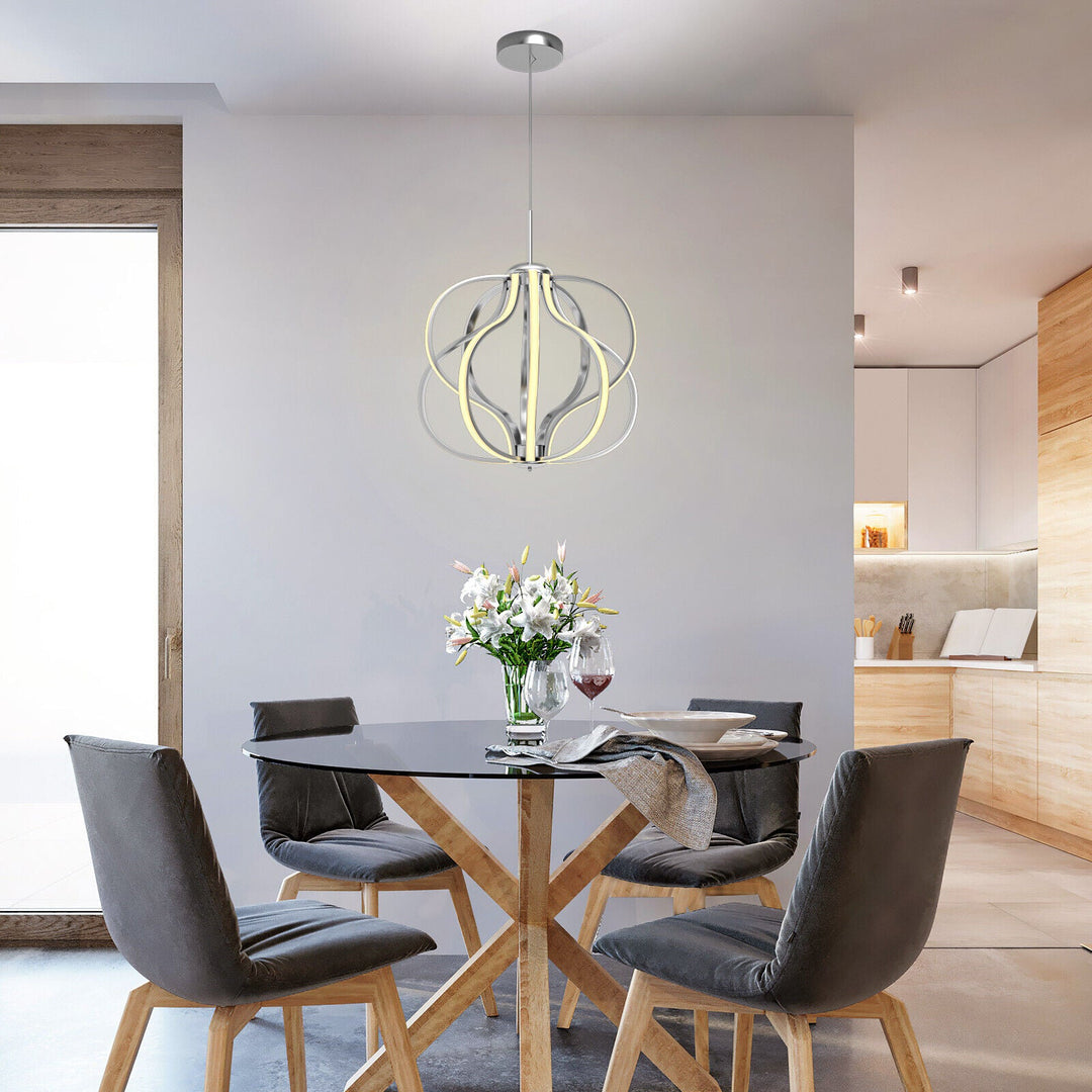 Modern Dimmable Warm White LED Chandelier