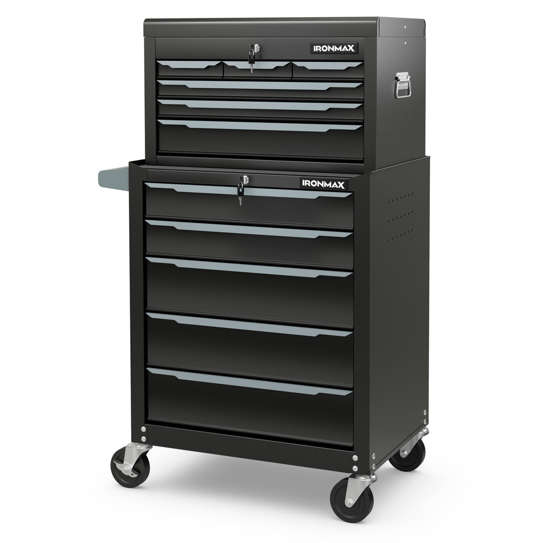 Rolling Steel Tool Chest with 11 Drawers & Locking System