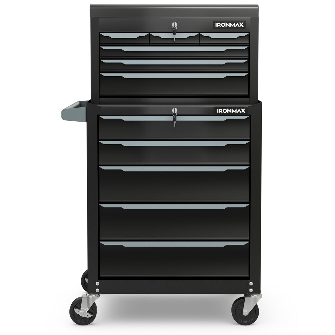Rolling Steel Tool Chest with 11 Drawers & Locking System