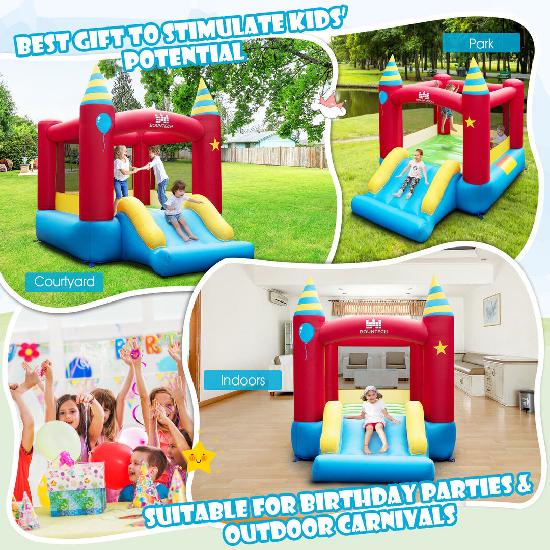 Kids Inflatable Bounce Castle Excluded Blower