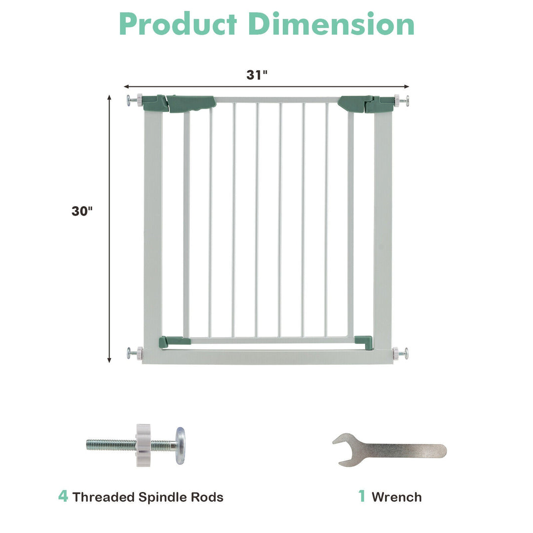 30-32.5 Inch Wide Safety Gate with 30 Inch Scientific Height