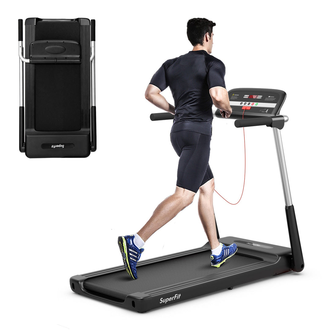 Foldable Treadmill with APP Control and LED Display 2.25 HP
