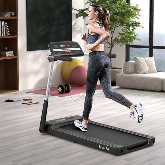 Foldable Treadmill with APP Control and LED Display 2.25 HP