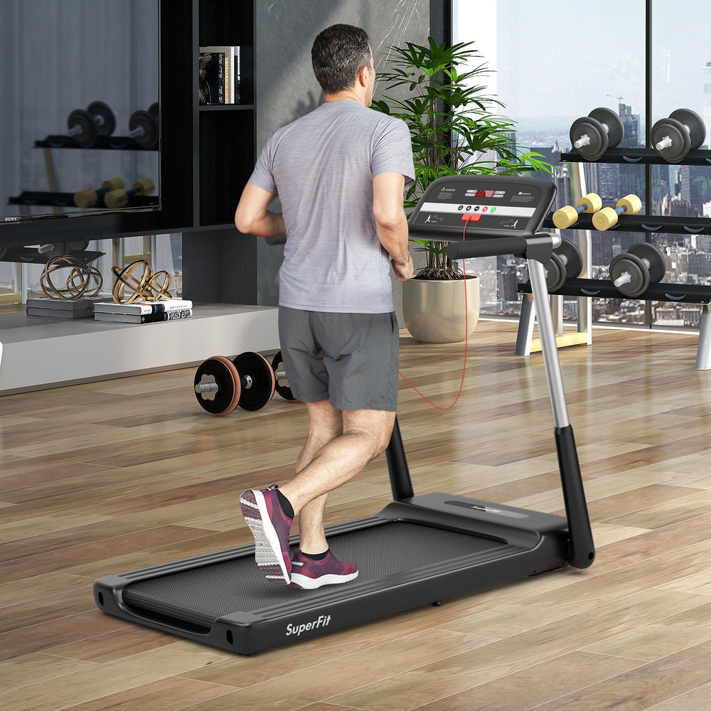 Foldable Treadmill with APP Control and LED Display 2.25 HP