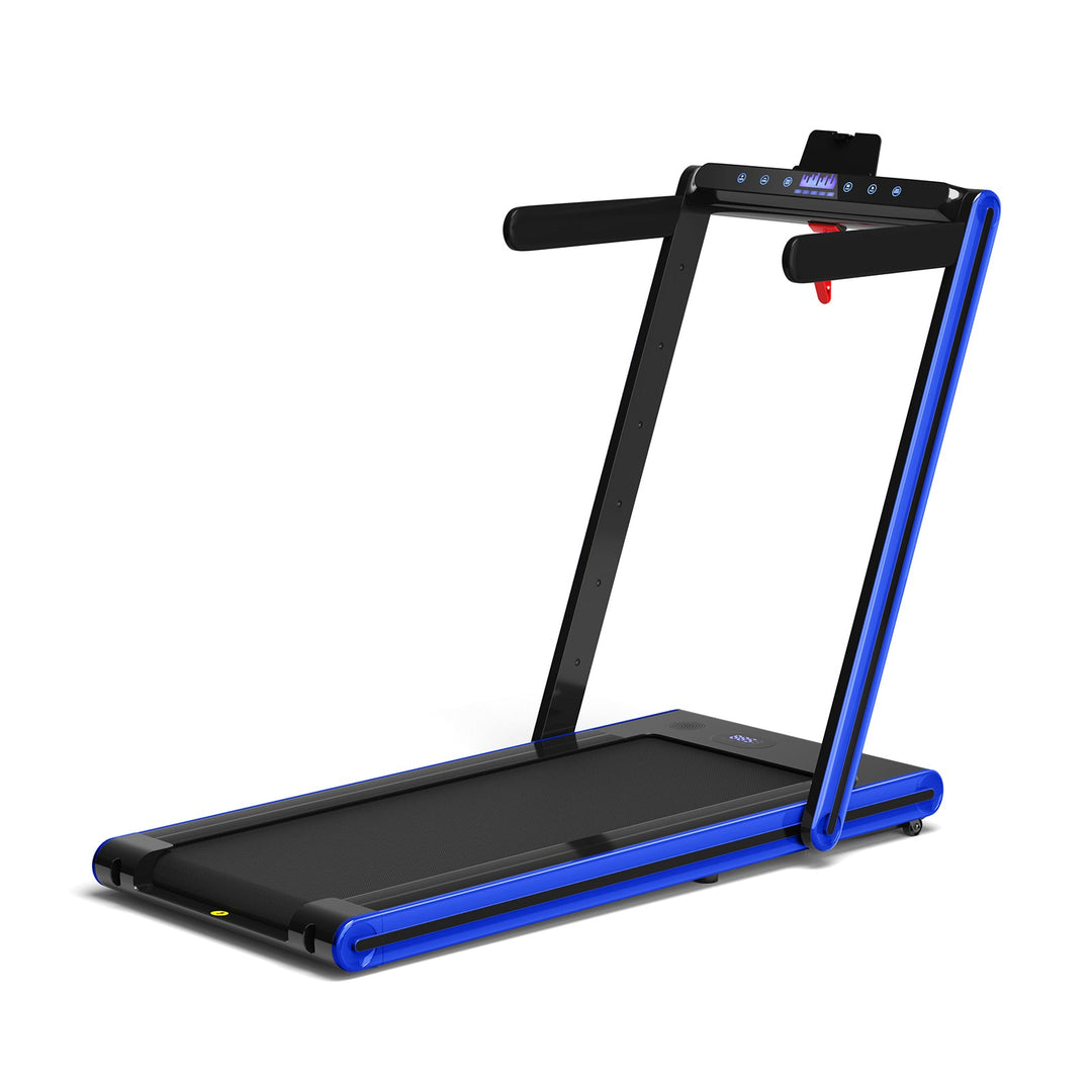 2-in-1 Folding Treadmill with Dual LED Display