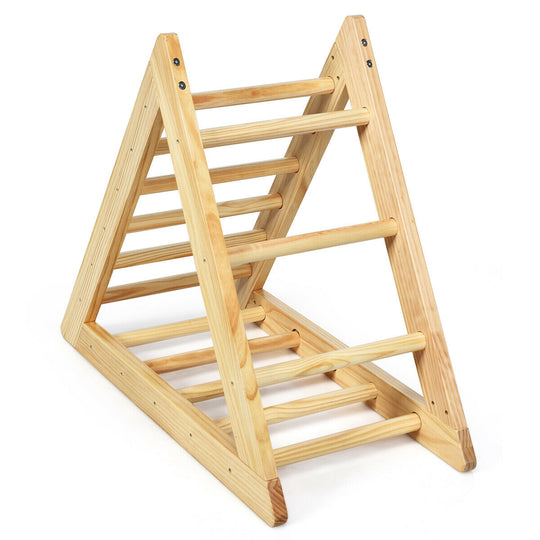 Wooden Triangle Climber for Toddler Step Training