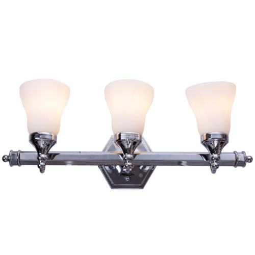 3-Light LED Vanity Fixture 24 Inch Polished Chrome