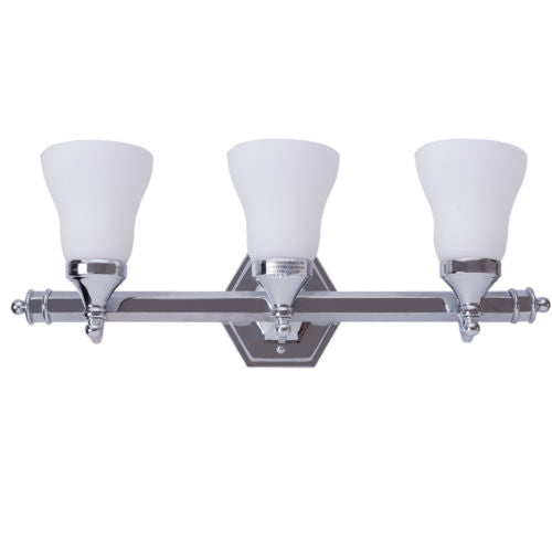 3-Light LED Vanity Fixture 24 Inch Polished Chrome