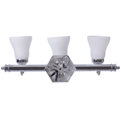 3-Light LED Vanity Fixture 24 Inch Polished Chrome