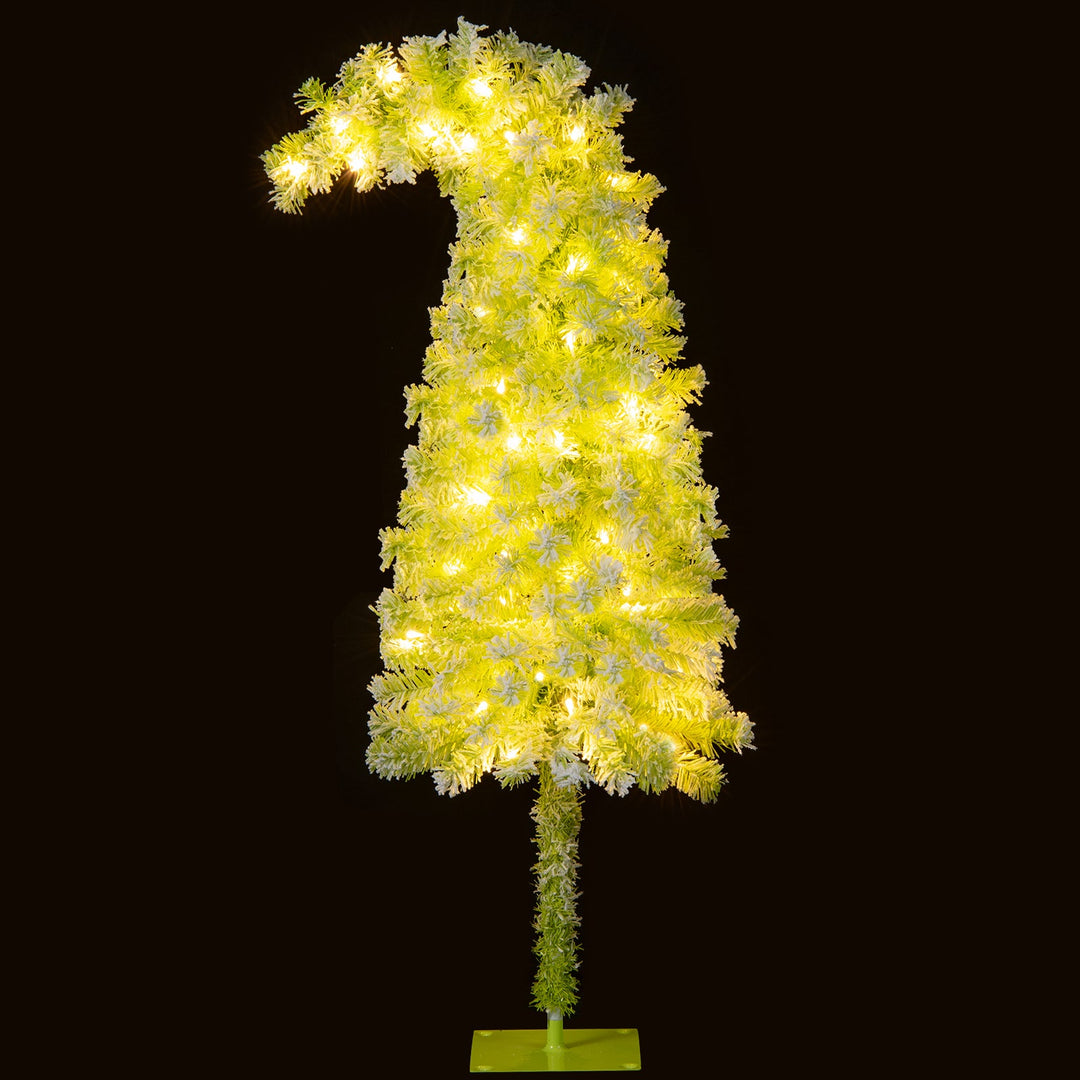 5/6/7 FT Whimsical Christmas Tree with Bendable Top and 216/290/366 Branch