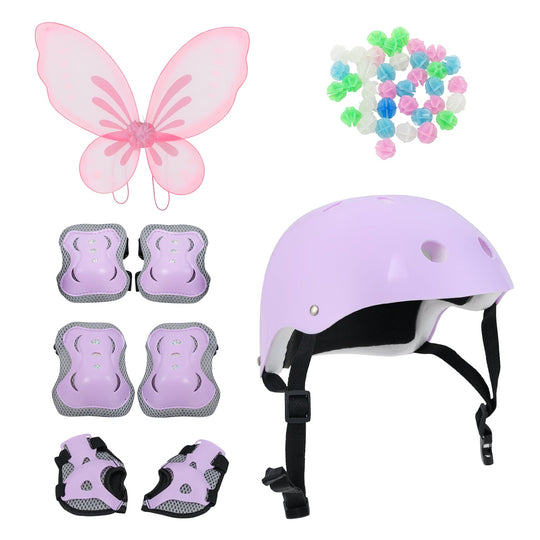 12 Inch Kids Bike with Helmet Protective Set Pink