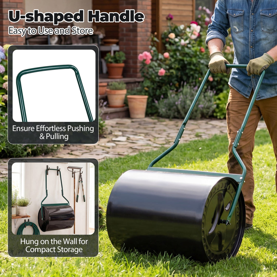 16 Gallon Lawn Roller Water/Sand Filled Garden Drum
