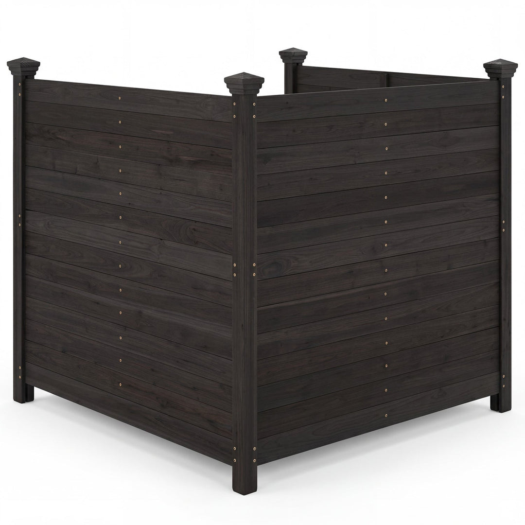 3-Panel Outdoor Privacy Fence for AC Units & Equipment
