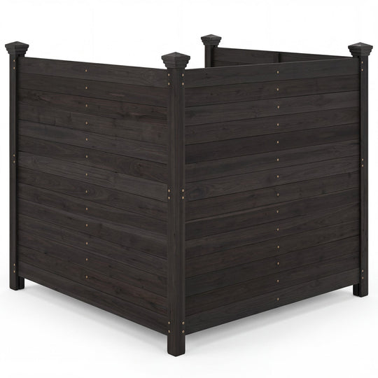 3-Panel Outdoor Privacy Fence for AC Units & Equipment