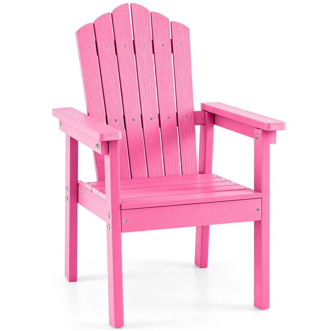 Adirondack Chair with High Backrest and Wide Armrests