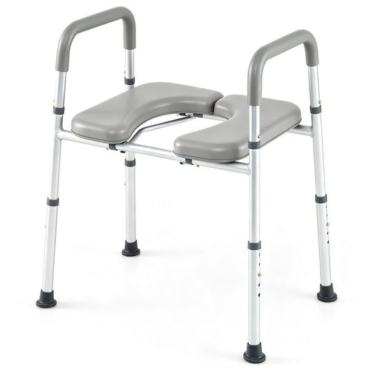 Raised Toilet Seat with Handles - 400 LBS Capacity