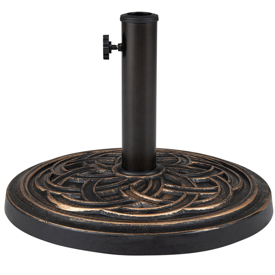 Round Umbrella Base 24 lbs with Adjustable Knob