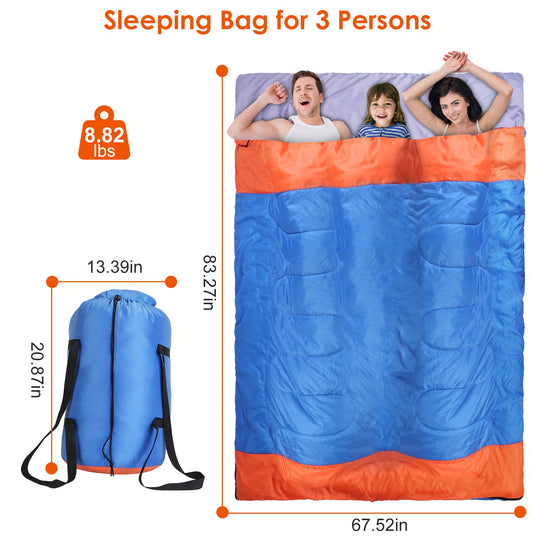 GBruno 3 People Sleeping Bag