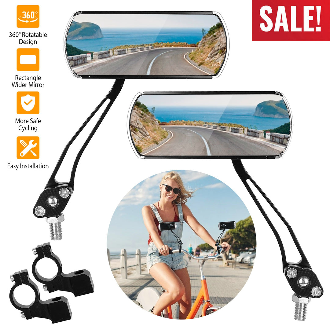 GBruno  1 Pair Handlebar Bike Mirrors