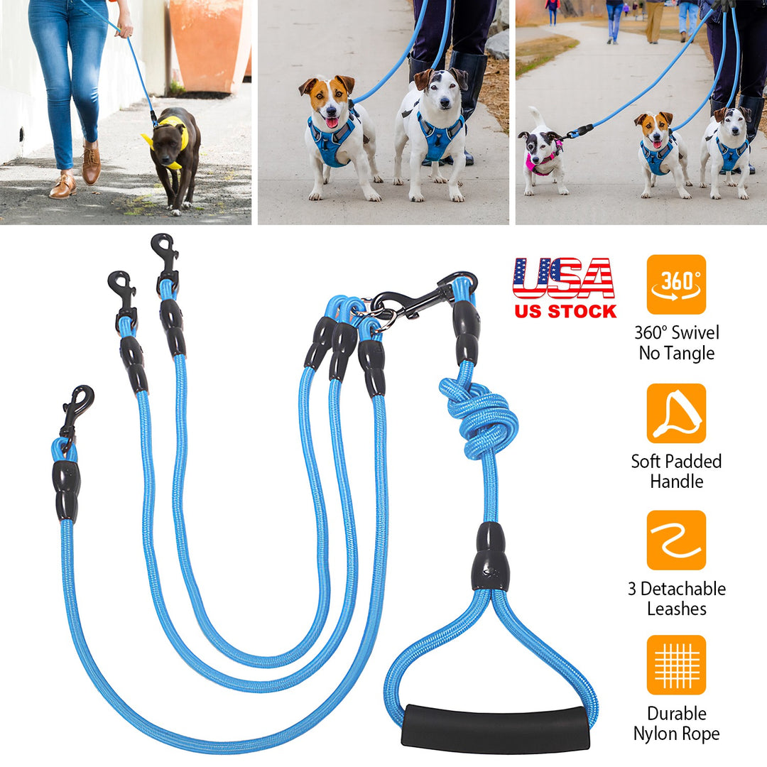 GBruno 3 Dog Leash