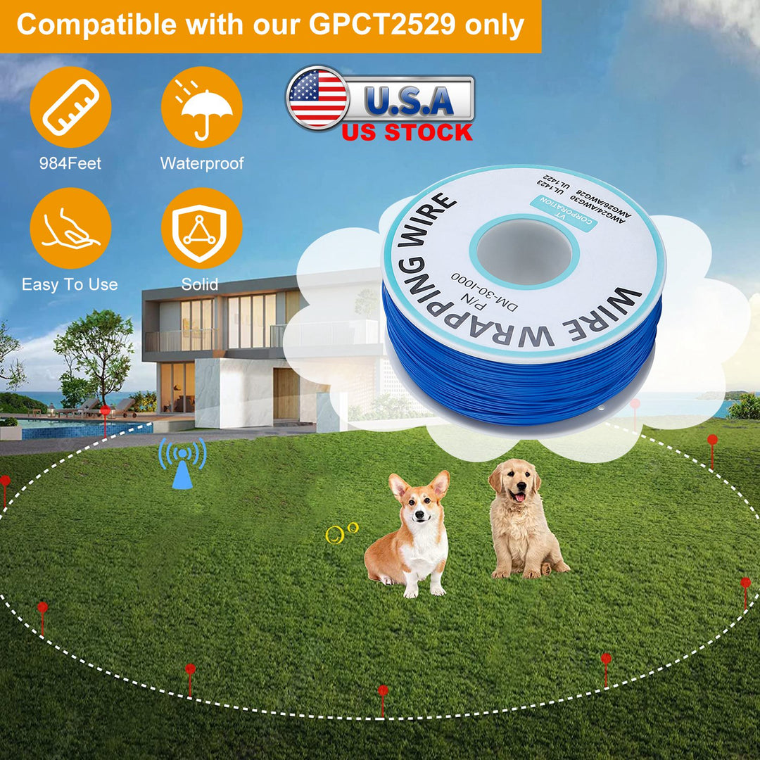 GBruno 984 Feet 0.2in Dog Fence Wire