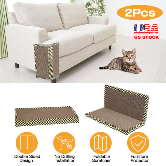 GBruno 2Pcs Foldable Cat Scratcher