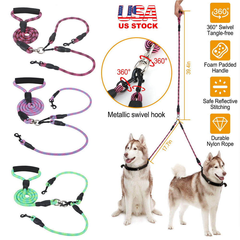 GBruno Double Dogs Leash