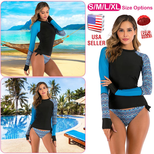 GBruno 2 Piece Long Sleeve Swimsuit