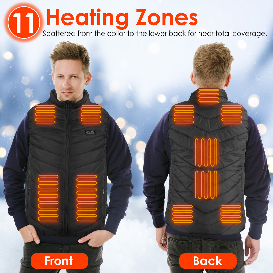 GBruno Heated Vest Electric USB