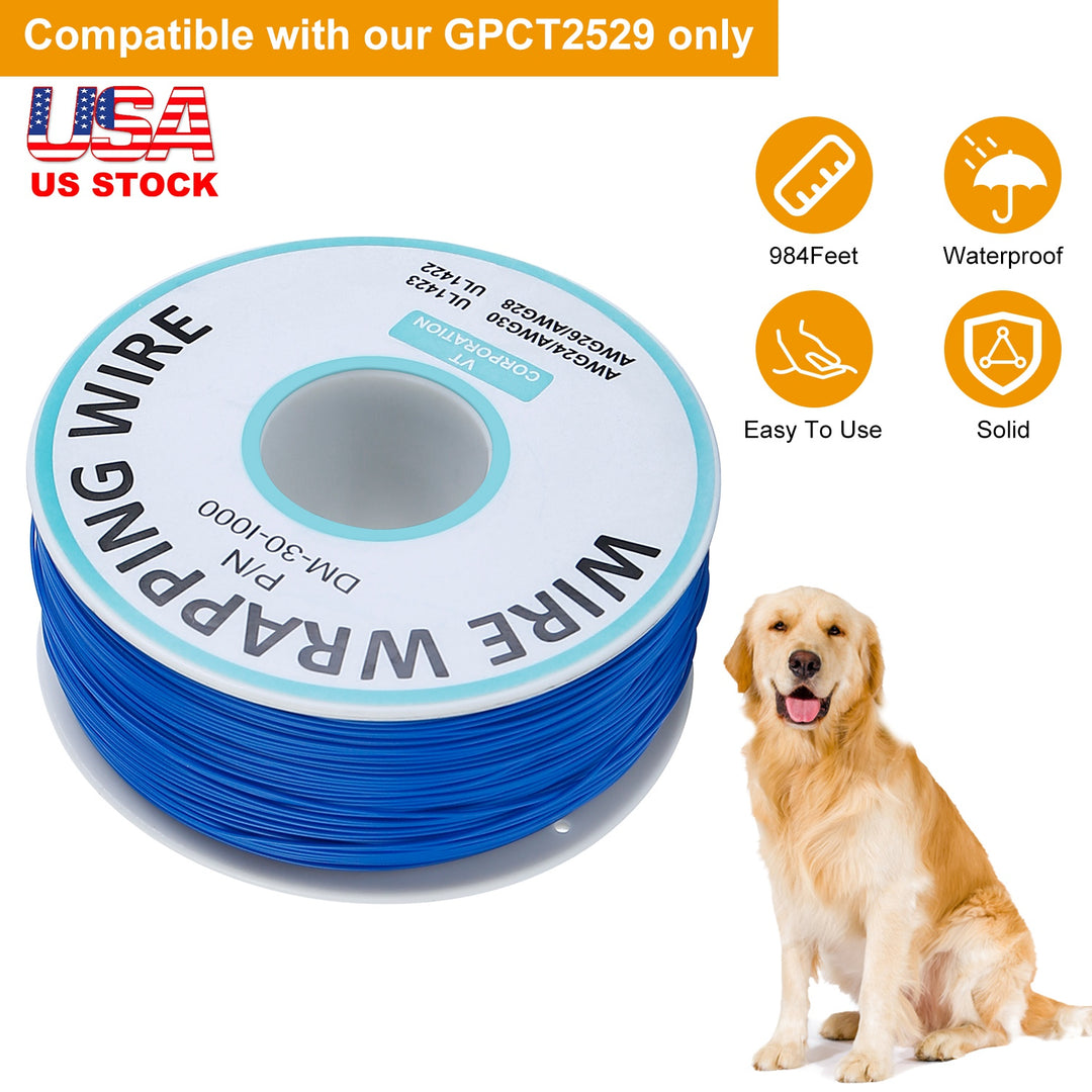 GBruno 984 Feet 0.2in Dog Fence Wire