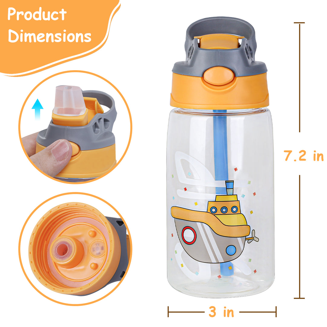 GBruno 16.2Oz Leak-proof Kids Water Bottle