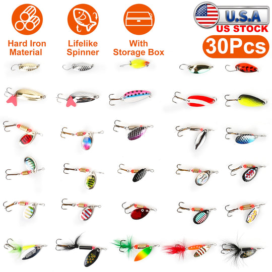 GBruno 30Pcs Fishing Lures