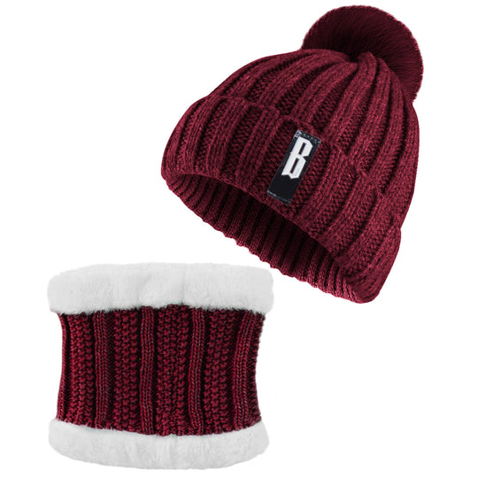 GBruno Winter Beanie Hat Scarf