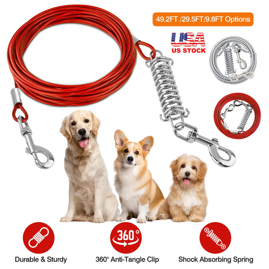 GBruno 9.8FT Dog Tie Out Cable