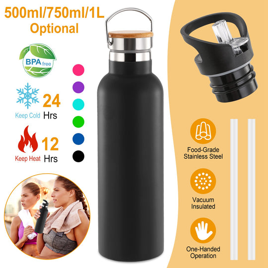 GBruno Sports Water Bottle Stainless Steel