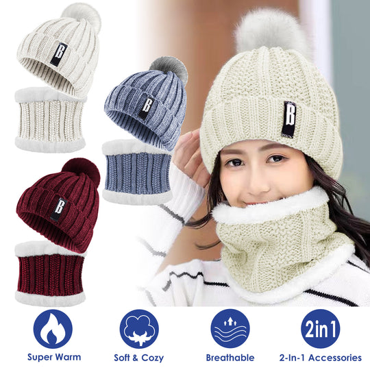 GBruno Winter Beanie Hat Scarf