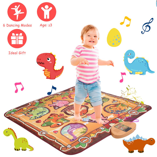 GBruno Dinosaur Dance Mat for Kids