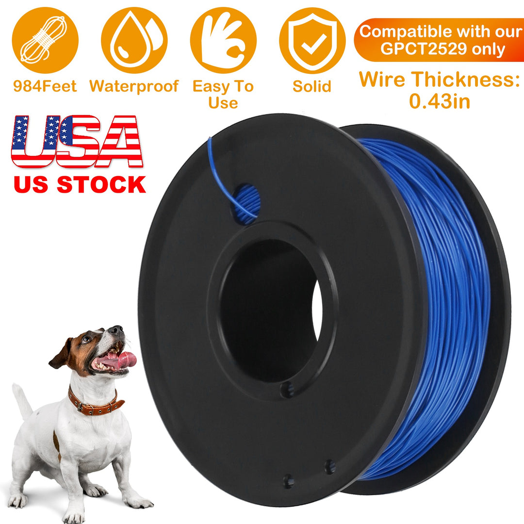 GBruno 984 Feet 0.43in Dog Fence Wire