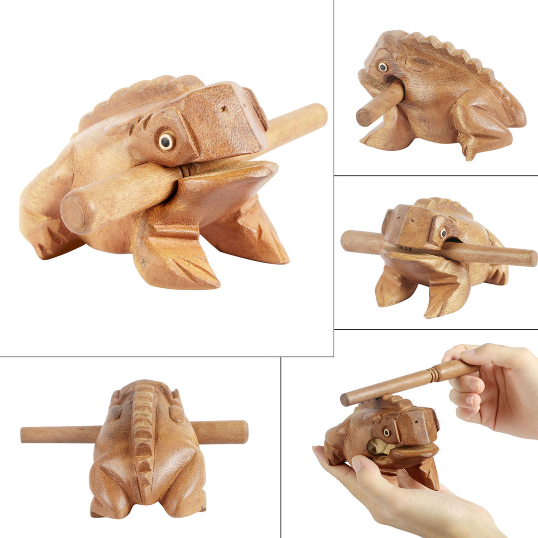 GBruno 4in Wooden Frog