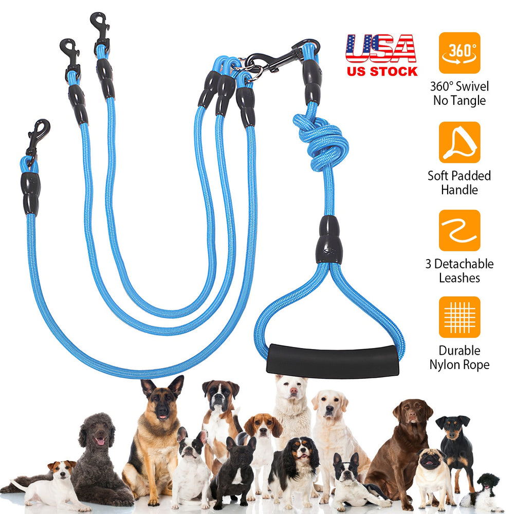 GBruno 3 Dog Leash